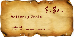 Veliczky Zsolt névjegykártya