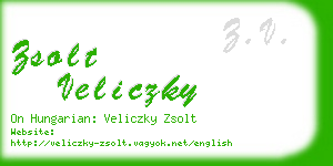 zsolt veliczky business card